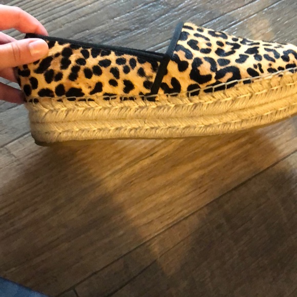 Steve Madden leopard platform espadrille sneakers - Picture 3 of 4